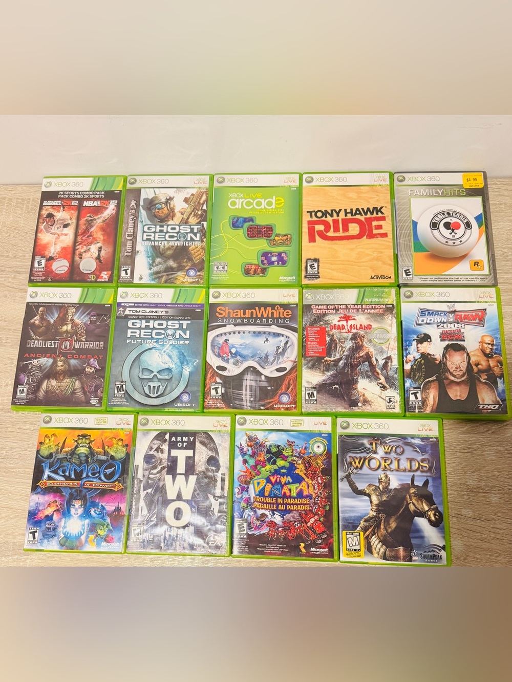 Xbox 360 Game Lot Bundle (14 Games) - Tested & Working - Viva Pinata
